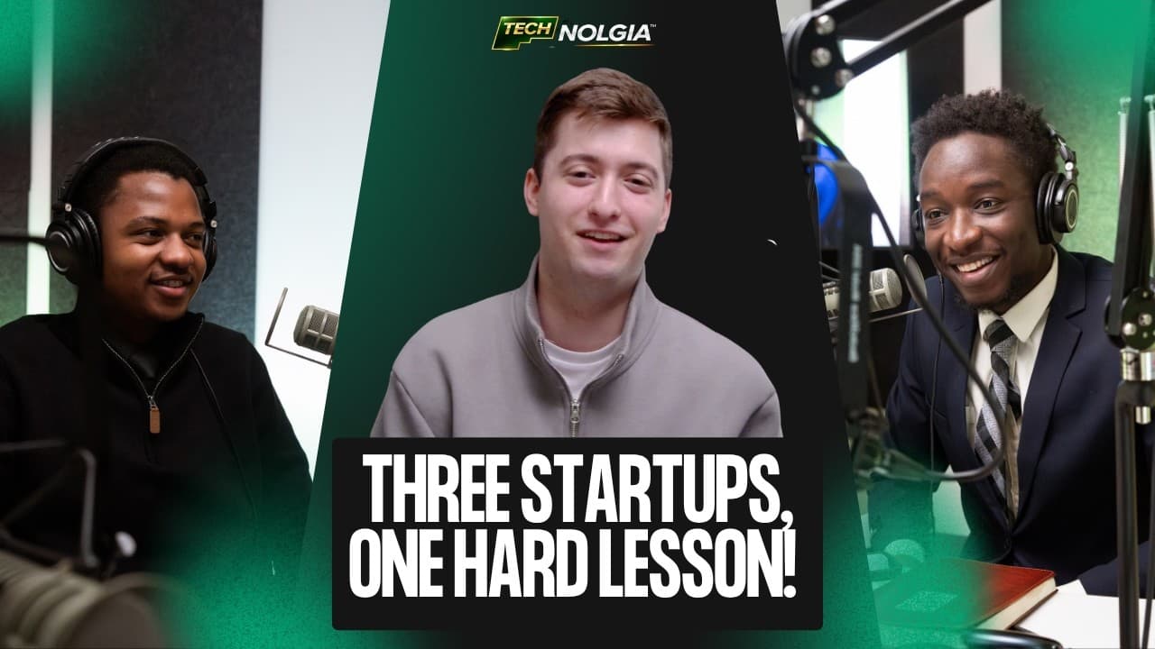 Founder Journey: Three Startups, One Hard Lesson | TechNologia Talks